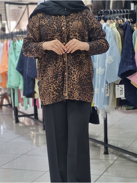 شومیز پلنگی کد 2073