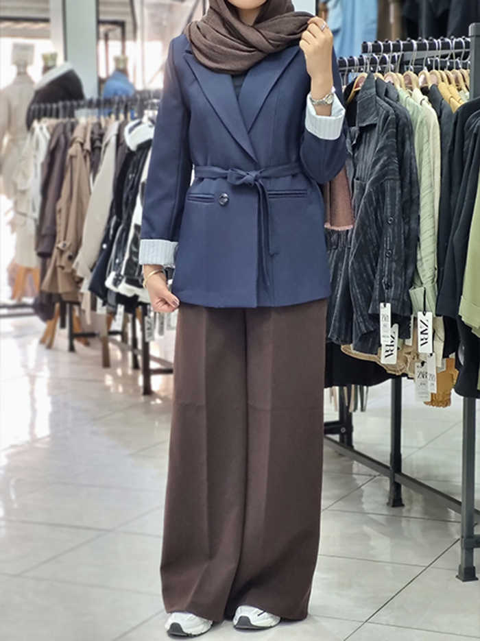 کت استین راه راه کد1967