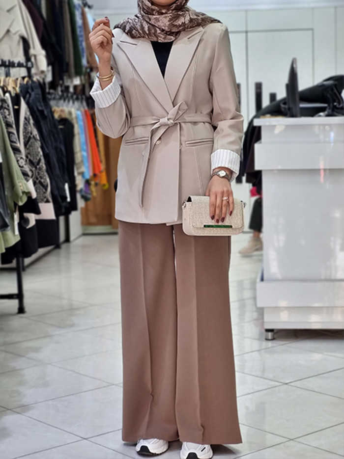 کت استین راه راه کد1967